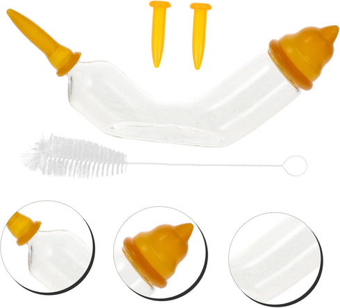 Ipetboom 4 Sets Lightweight Pet Feeding Tube Kit for Kittens and Puppies
