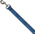 Buckle-Down Pet Leash - Olaf/Snowflakes Stitch, Blues/White, 4 Feet Long, 1" Wide