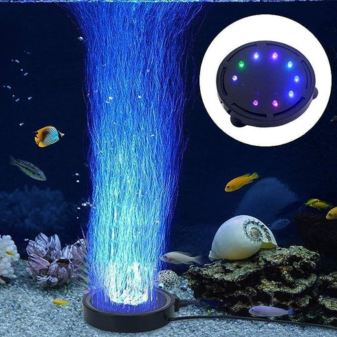 LONDAFISH Aquarium Bubble Light, Air Stone LED Light, Air Pump Bubble Stone Lamp