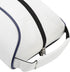 Golf Shoe Bag - PU Leather Carrier Bag, Dustproof Socks Storage, Elegant Cool Golf Tote for Men Women (White)