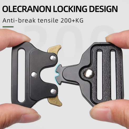 Tactical Dog Collar with Handle, Adjustable Nylon Design for Medium to Large Dogs, Quick-Release Alloy Snap Buckle