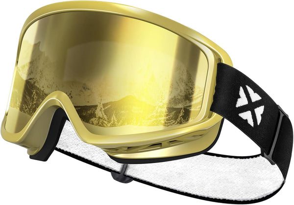 Ski Goggles, MAXJULI, Snowboard Goggles for Men Women, Anti-Fog HD Lens M7