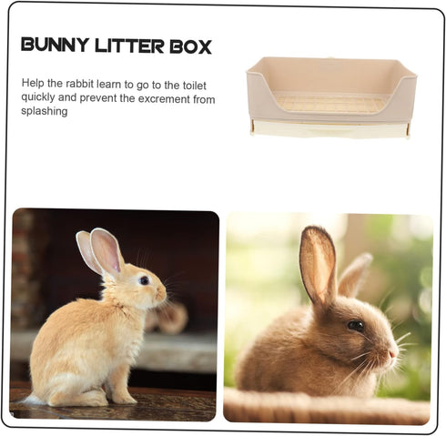 LIOOBO Chinchillas Rabbit Potty Trainer Large Drawer Style Litter Box for Pets Portable and Easy to Clean for Rabbits