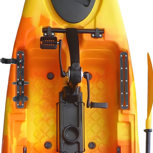 VTurboWay 2 Pcs 13.4" Low Profile Track, Kayak Gear Track Accessories for Fishing Rod Holder, Reinforced Marine Nylon