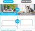 ZALALOVA Cat Window Perch: Large Sturdy Cat Bed with Fleece Blanket and Screw Suction Cups (Grey)