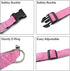 Glittering Basic Dog Collar, Comfy Durable Adjustable Nylon for Small Medium Large Dogs, Eco-Friendly Plastic Buckle,