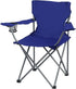 Generic Portable Quad Folding Camp Chair with Cup Holder and Carry Bag, Outdoor Lawn Chair for Travel, Royal Blue