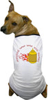 CafePress Better with Mustard Dog T Shirt Dog T-Shirt, Pet Clothing, Funny