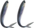 Levemolo 3D Soft Fishing Lures Pair Reusable Sinking Soft Plastic Bionic Bait