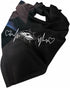 Kangweida Bluefin Tuna Heartbeat Stylish Pet Bandana Cute Pattern Triangle Scarf for Dogs and Cats