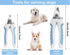 5 Pieces Dogs and Cats Grooming Nail Clippers Kit, Professional Trimmers with Protective Guard Lock (Blue)
