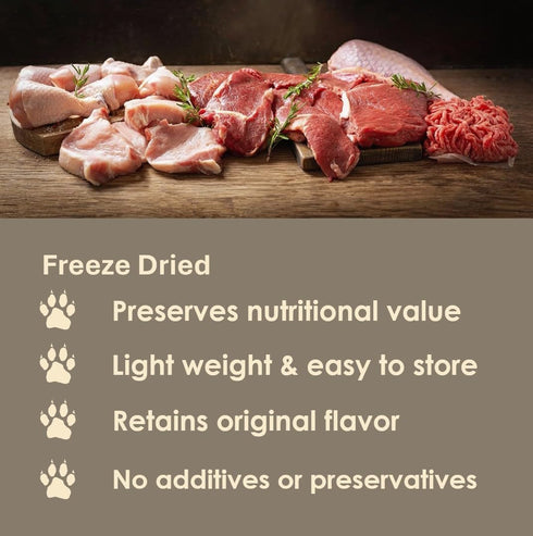3.5oz (Pack 4) MVPChews | Freeze Dried Beef Liver Dog Treats | Single Ingredient Training Treats | High Protein, Grain