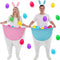22 Pcs Granny Pant Yard Game Easter Game Set Giant Bunny Pant