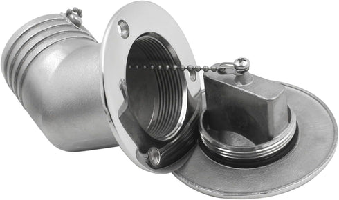 SHENGHUISS Boat Deck Fuel/Gas/Water/Waste Fill/Filler Tank Key - Marine 316 Stainless Steel Deck Filler Marine Hardware