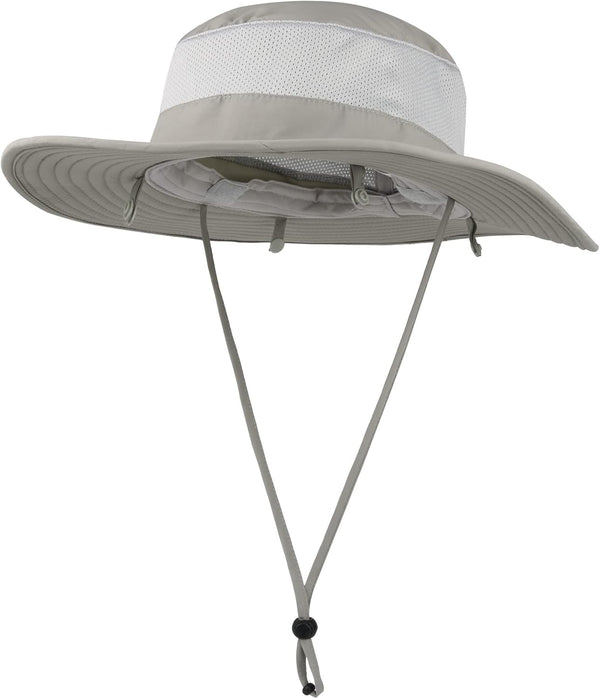 Outdoor Sun Hat with UPF 50 Protection, Waterproof Fishing Hat with Face Cover Summer Neck Flap