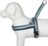 Blueberry Pet 6 Colors Soft & Comfy Jacquard Padded Dog Harness, Teal Blue, S/M, Chest Girth 21.5" - 27.5"