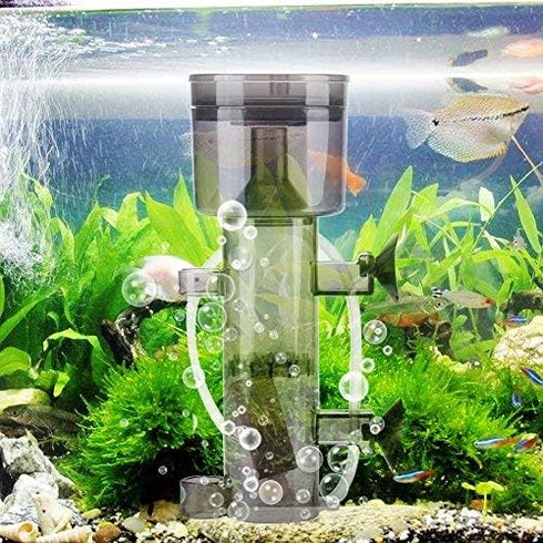 Fdit Aquarium Protein Skimmer Hanging On Pump for Marine Aquarium Internal Water Filter