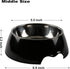 M&BGWPP Melamine Plastic Dog Food Bowl, Non Skid Base,Anti-Slip Pet Feeder Bowls, 2-in-1 Removable Stainless Steel Pet Feeder Holder for Dogs and Cats (14oz 6.89in*2.24 in, Black)