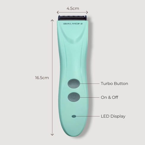Trimmer, Cordless Pet Grooming Kit for Dogs & Cats, Quiet & Powerful Motor Paw & Face Lightweight Clipper, Dopamine
