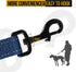 OneTigris No-Pull Handled Dog Walking Leash - Long Traffic Leads for Medium to Large Dogs (Blue, 4FT)