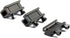TACFUN 3 Pack 1" High & 0.75" Medium & 0.5" Low Riser, 5 Slot 20mm See Through Scope Mount