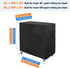 34L 20W 32H inches 80 Cooler Cart Cover Black, Luxiv Waterproof Rolling Cooler Cover x x Quart Rolling Ice Chest Cover