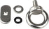Stainless Steel Kayak Track Mount Tie Down Eyelet Rail for Kayak Canoe Boat, 6 Packs