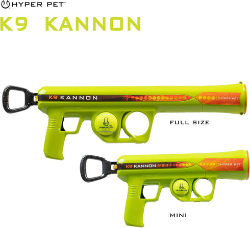 Hyper Pet K9 Kannon Dog Ball Thrower, All Breeds Up To 60 Pounds, Includes 2.5 Inch Tennis Ball