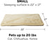 Furhaven ThermaNAP Self-Warming Cat Bed, Cream, Small - Washable & Reflects Body Heat