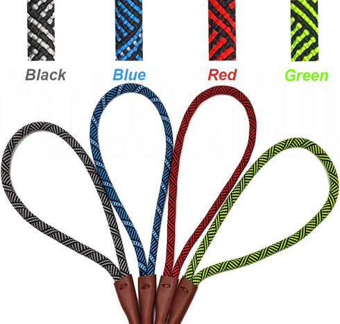 Slip Lead Dog Leash, 1/4" x 5ft No Pull Slip-on Training Leash for Small and Medium Dogs (Green)