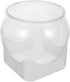 GALPADA Desktop Fish Tank Shrimp Tank Fish Bowl Planter, Impact-Resistant Plastic, Large