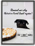 Stupell Industries House Pet Dog Treat Limit Phrase Sassy Kitchen Wall Art, 16 x 20, Black Framed
