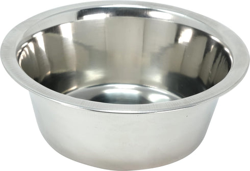 Bonka Bird Toys Stainless Steel Standard 1 Pint Bowl, Cage Cup Dish for Birds, Dogs, Cats, Large Pet Dishes