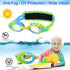Kids Swim Goggles Age 2-6 - Toddler Goggles No Hair Pull, Child Goggles with Padded Headband