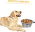 Stainless Steel Hanging Dog Bowls, Wall-Mounted Food Dispenser, Collapsible Dog Bowl Set