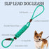 MayPaw Slip Lead Control Leash for Dogs No Pull, 13+ Colors Classic Dog Leash 7FT Pet Slip Leash, 1/4” Rope Leash for Small Medium Animals, Turquoise Leash