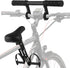 2-6 Lnrueg Kids Bike Seat for Adult Bike, Kid Bike Seat with Handlebar and Foot Pedals, Front Mounted Child Bike Seat