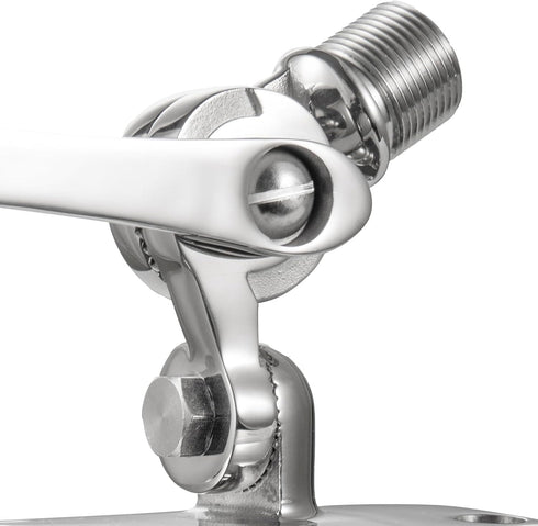 eifagur 316 Heavy Duty High Strength Stainless Steel Marine VHF Antenna Mounts, Adjustable Base Mounts Ratchet