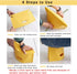 koofull Backpacking Folding Portable Camping Hiking Stool, Lightweight Collapsable Foldable Chair for Travel Gathering