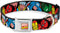 Buckle-Down Seatbelt Buckle Dog Collar - 5 Marvel Characters Black, 1" Wide, Fits 15-26" Neck, Large