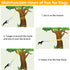 XiaZ Dog Bungee Tug Toy, Outdoor Hanging Tug of War Toy for Small Medium Large Dogs