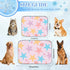 imiBBWQu Summer 27" 22" Cooling Dog Bed Starfish Pink Purple Cooling Dog Bed Mats Washable Cat Pad Self-Cooling