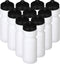 Sunnyray 10 Pcs Reusable Sports Water Bottle - 23 oz Blank Plastic Bottles with Pull Top Cap for Kids & Adults