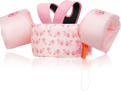 MoKo Swim Arm Band for Kids 20-30-40-50lbs, Clearance Toddler Swim Vest Cute