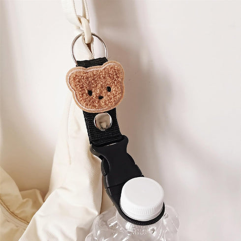 ZHENZQ Water Bottle Buckle Clip Carabiner Embroidery Bottle Holder Belt Water Bottle Hook for Travel Hiking Water