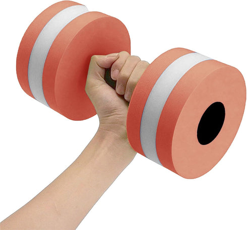 Lagukka Set, 2PCS Aquatic Dumbbell Water Dumbells Pool Resistance Water Fitness Equipment Foam Dumbbell Water Aerobics