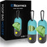 2 Pack Dog Poop Bag Dispenser with LED Flashlight, Pet Waste Bag Holder for Leash, 2 Rolls Leak-proof Doggy Waste Bags