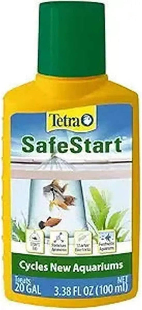 Tetra SafeStart Plus, 100 ml, 3.38-Ounce, For Newly Set-Up Fish Aquariums