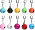 Pet Bells for Cat Dog - 10 PCS Round Bells for Collar with Loud Crisp Sound, Multicolor Pet Pendant Accessories