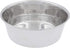 Fuzzy Puppy Heavy-Duty Stainless Steel Food & Water Bowl for Cats & Dogs, Silver, 1 Quart